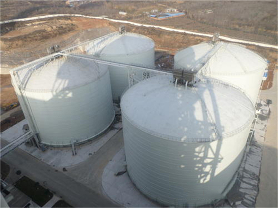 扬州5000吨立式粉煤灰储存罐